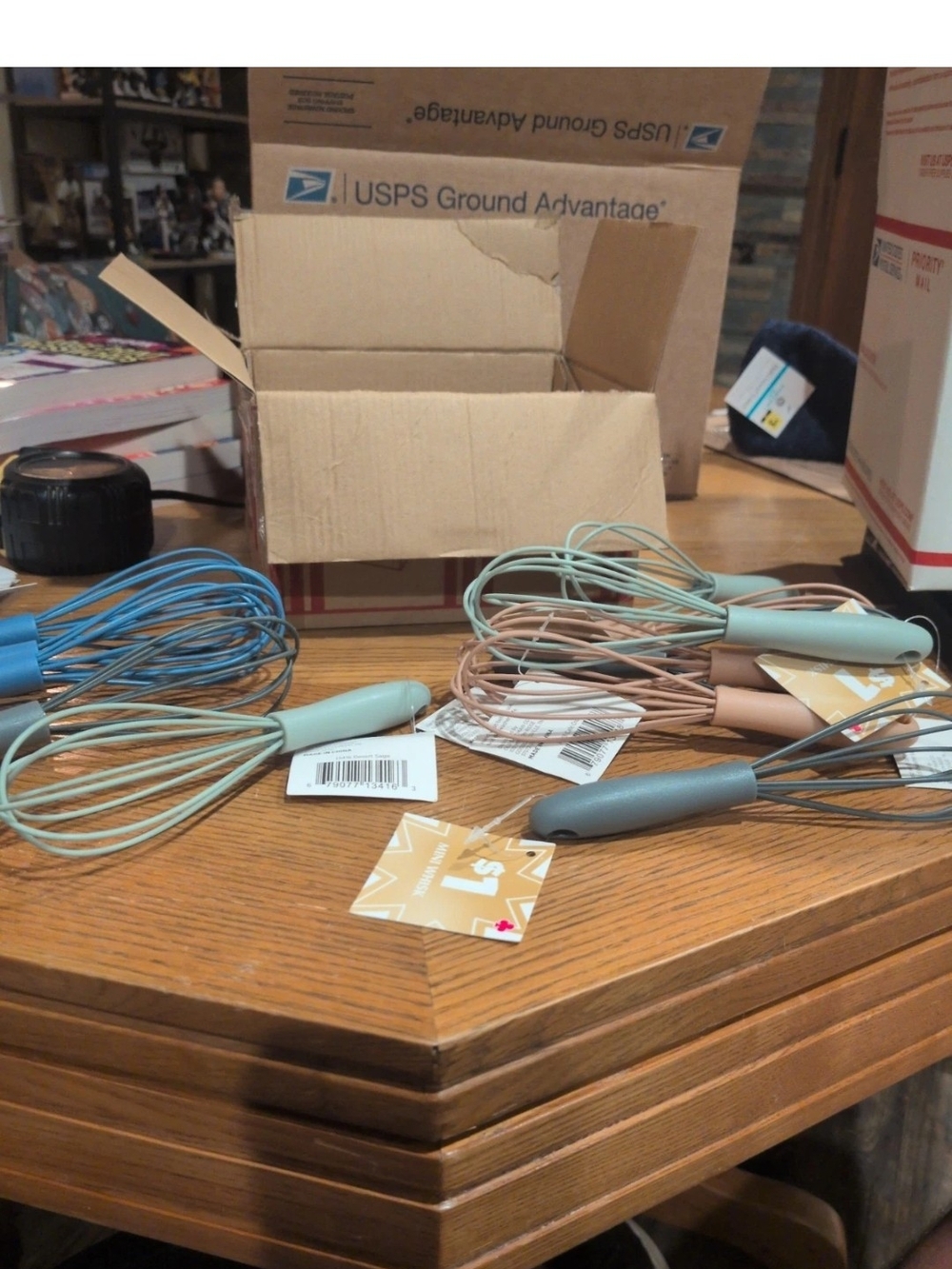 Silicone Hand Whisk - Assorted Blue, Mint & Taupe 12 Count